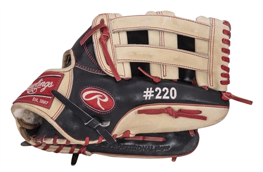 2016 Bryce Harper Game Issued Rawlings PROHARP34 Outfielders Glove (PSA/DNA)